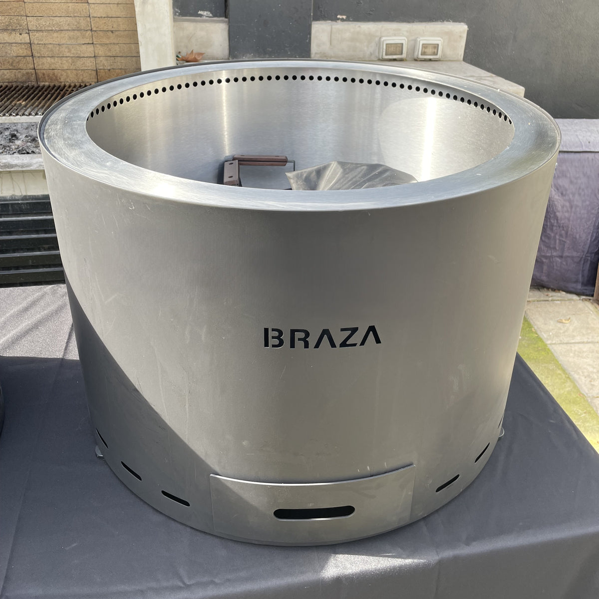 Brasero sin humo 50 cm - Fogón - Negro - Acero inoxidable