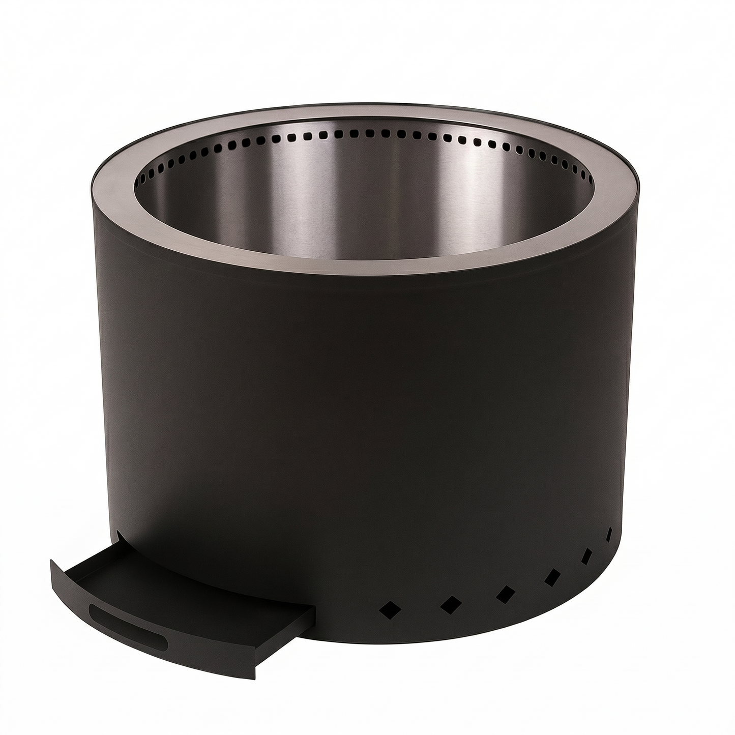 Brasero sin humo - Fogón  - Negro - Acero inoxidable 50 cm