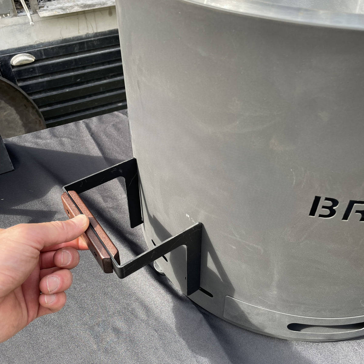 Brasero sin humo 70 cm - Fogón  - Negro - Acero inoxidable